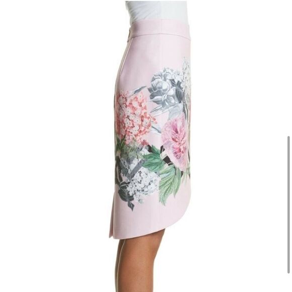 NWOT TED BAKER Palace Garden Floral Pencil Skirt Size 4/US 10 - Picture 4 of 6